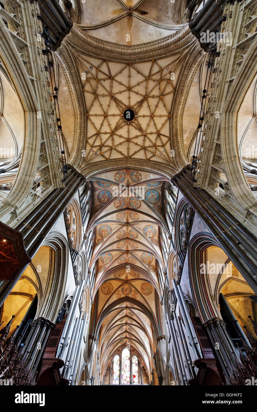 Tresor, Salisbury Kathedrale, Salisbury, Wiltshire, England, Großbritannien Stockfoto