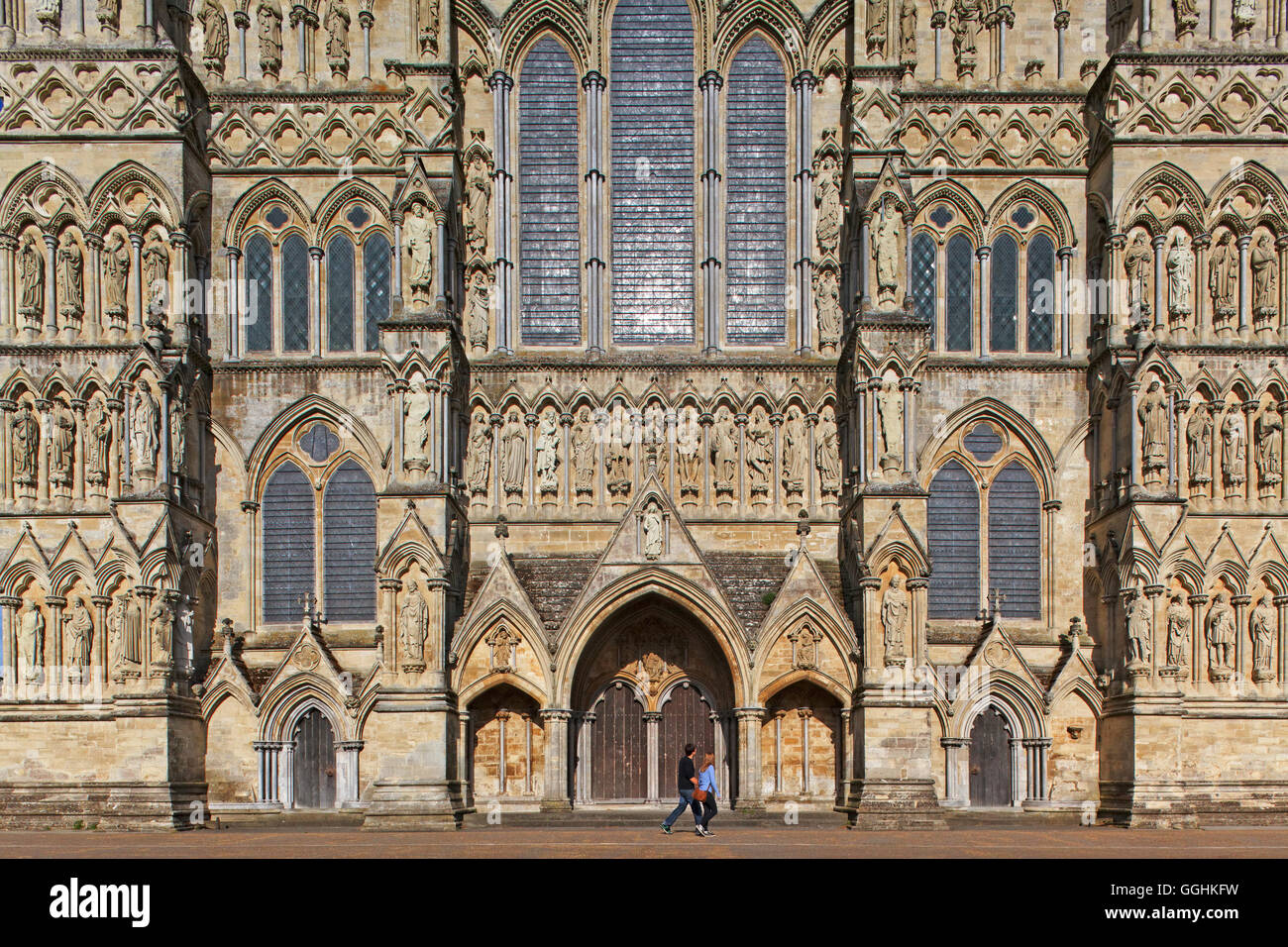 Salisbury Kathedrale, Salisbury, Wiltshire, England, Großbritannien Stockfoto