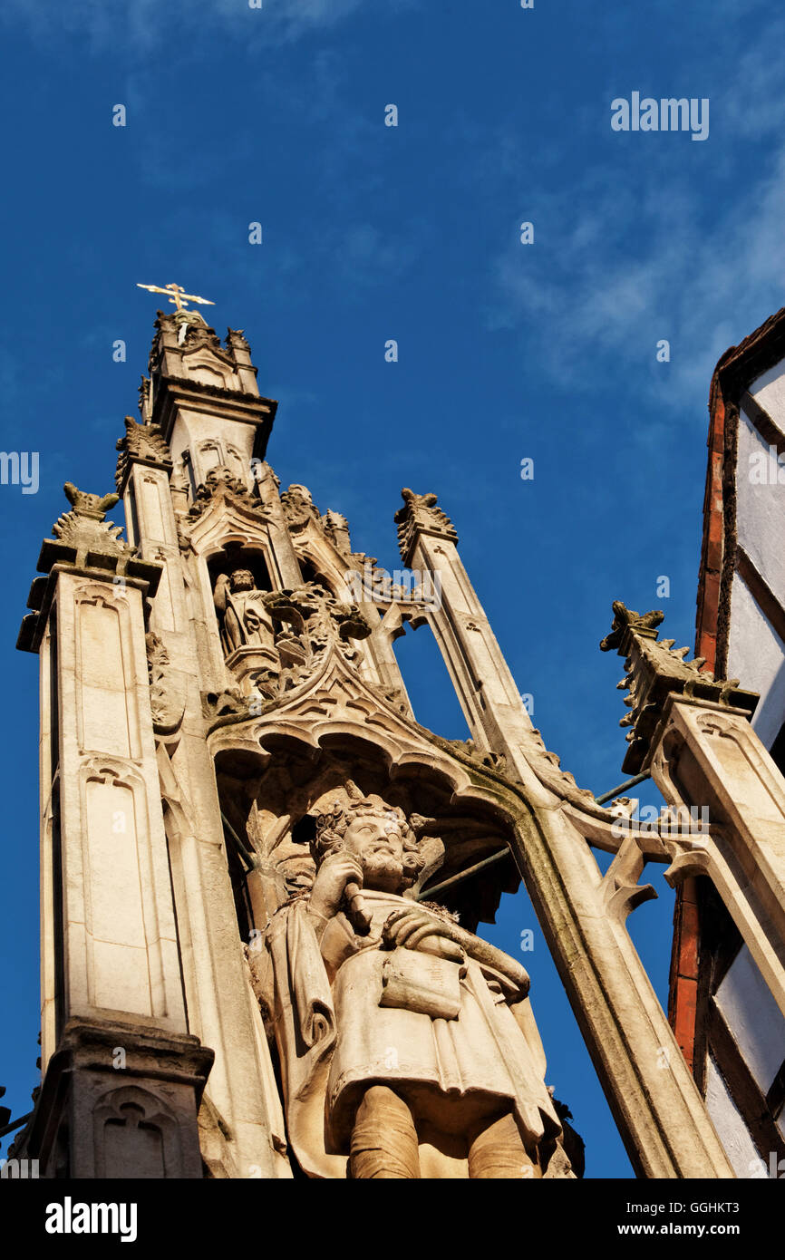 Buttercross Denkmal, High Street, Winchester, Hampshire, England, Großbritannien Stockfoto