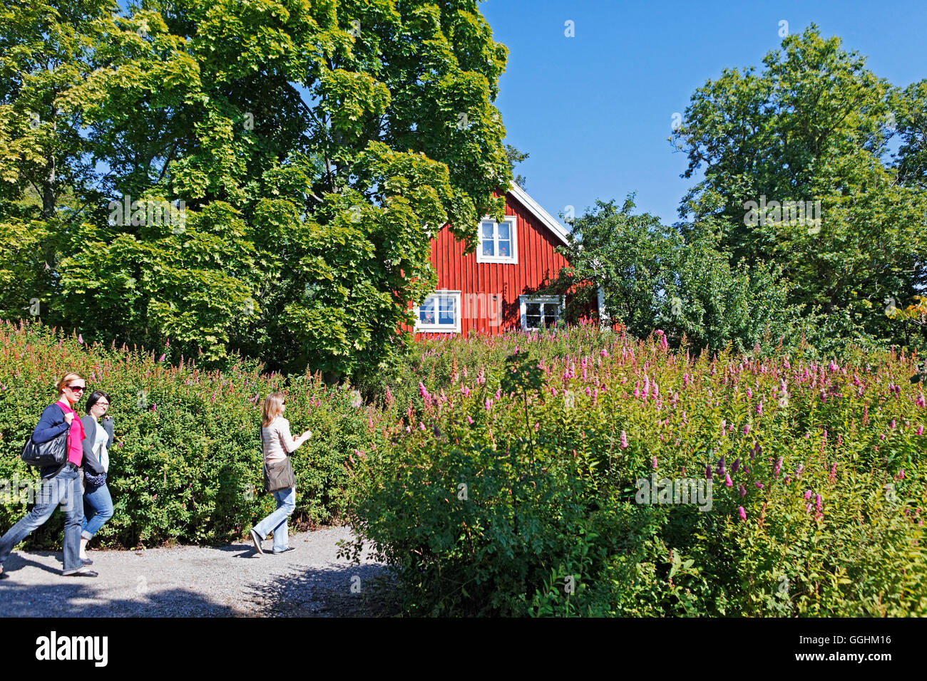 Insel Fjaederholmarna, Stockholm, Schweden Stockfoto