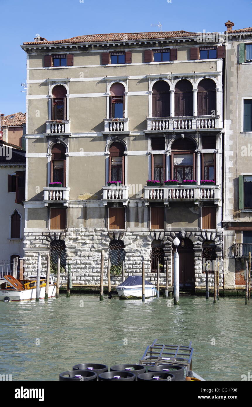 Canal Grande Venedig, Palazzo Boldù-Ghisi, Stockfoto