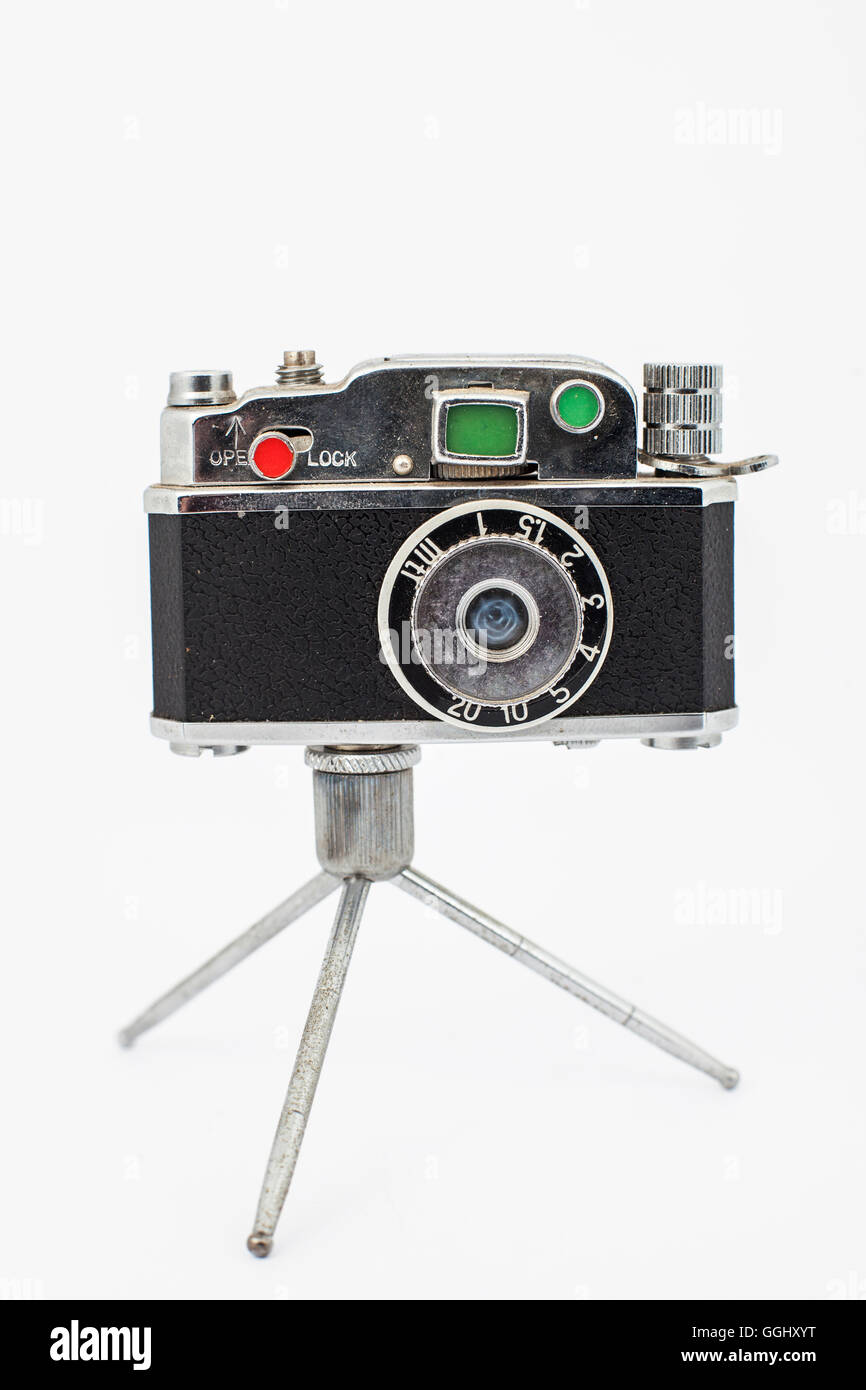 Vintage Spielzeug eine alte fotografische Messsucher-Kamera Stockfoto