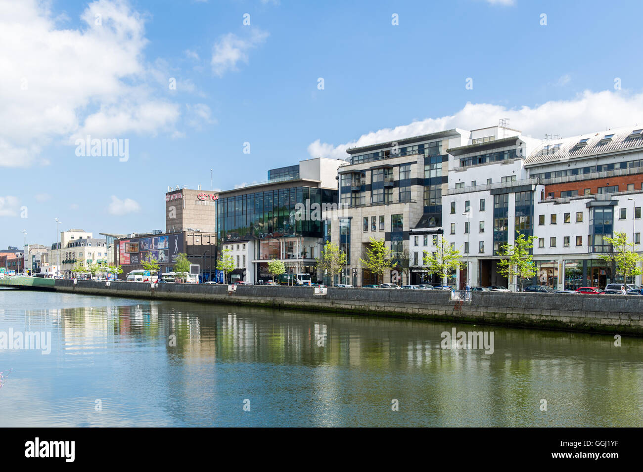 Cork City Quays, Cork, Irland. Stockfoto