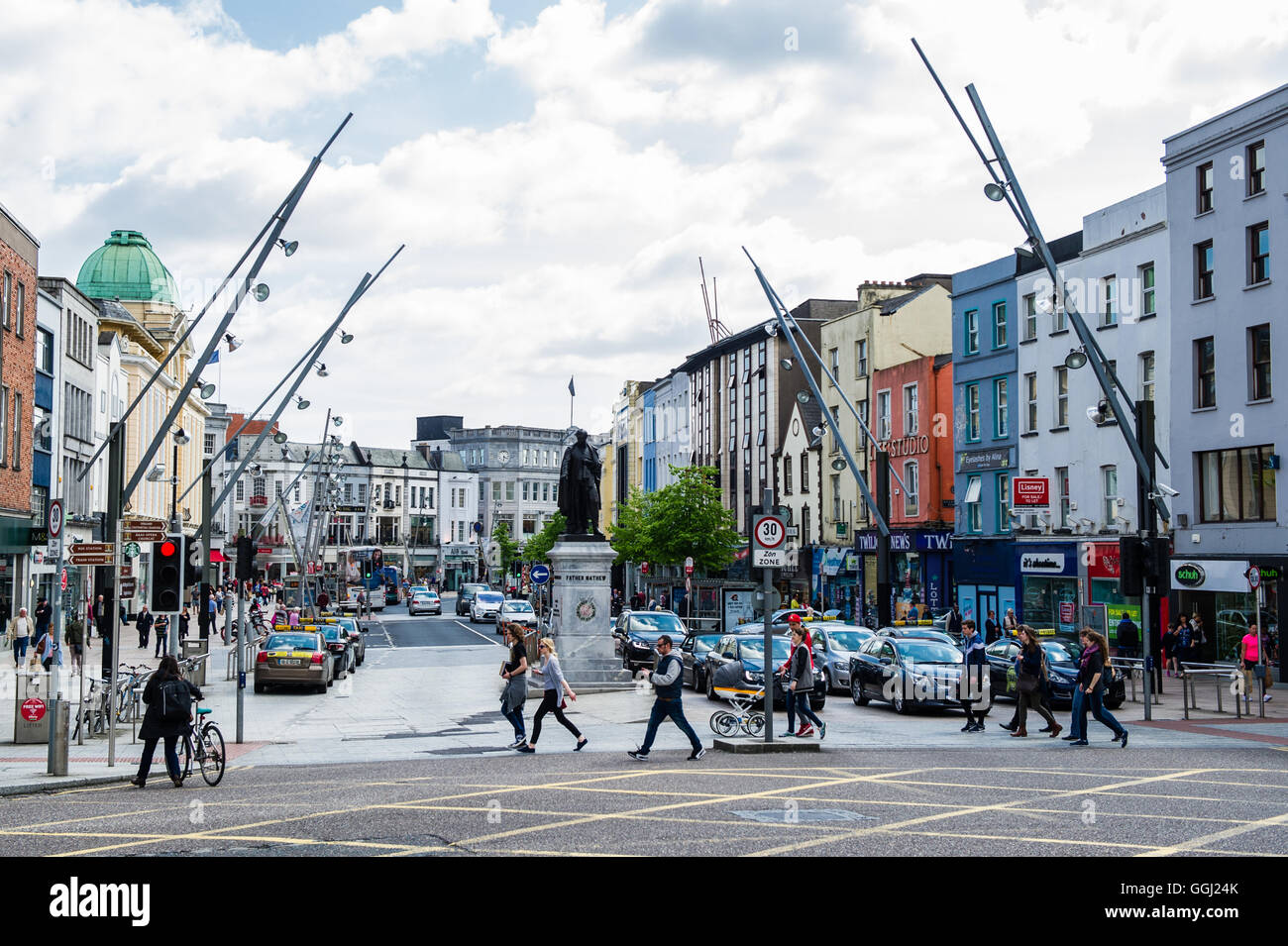 Patrick Street, Cork, Irland. Stockfoto