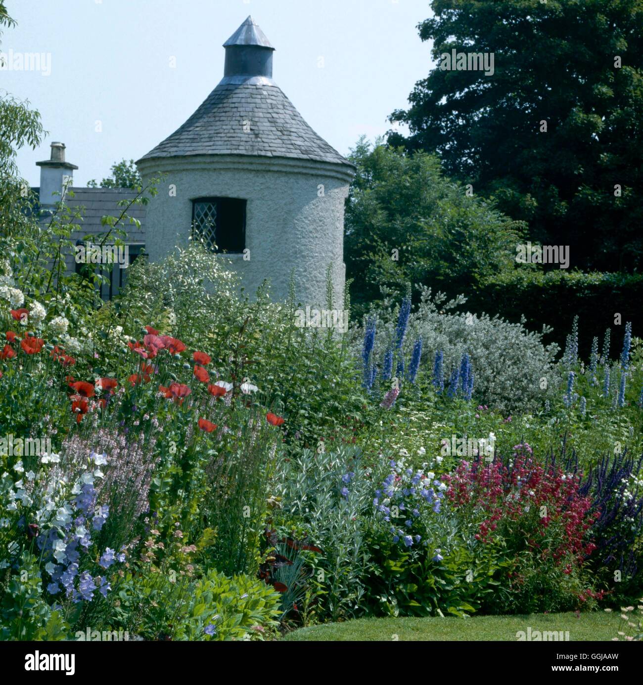 Butterstream Gärten - trimmen Co Meath Ireland Garten von Jim Reynolds - Kredit bitte Lage GDN063136 Compulsor Stockfoto