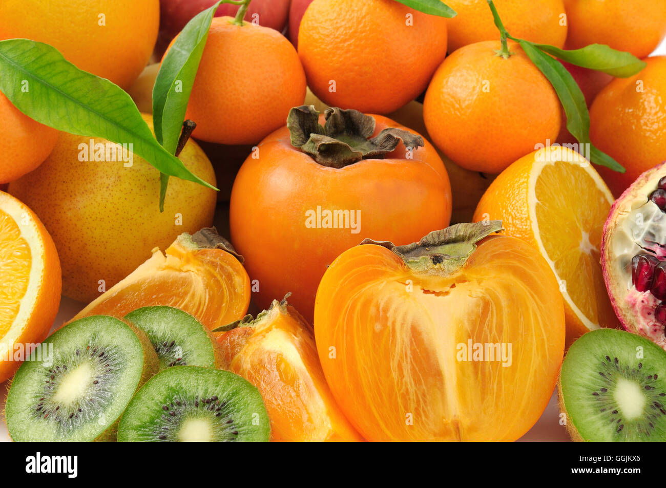 Kollektion Früchte Stockfoto