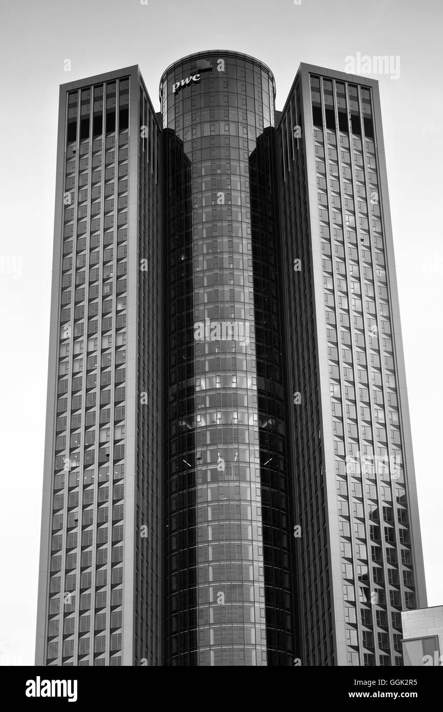 Der Tower 185 Wolkenkratzer, Frankfurt Am Main, Hessen, Deutschland Stockfoto