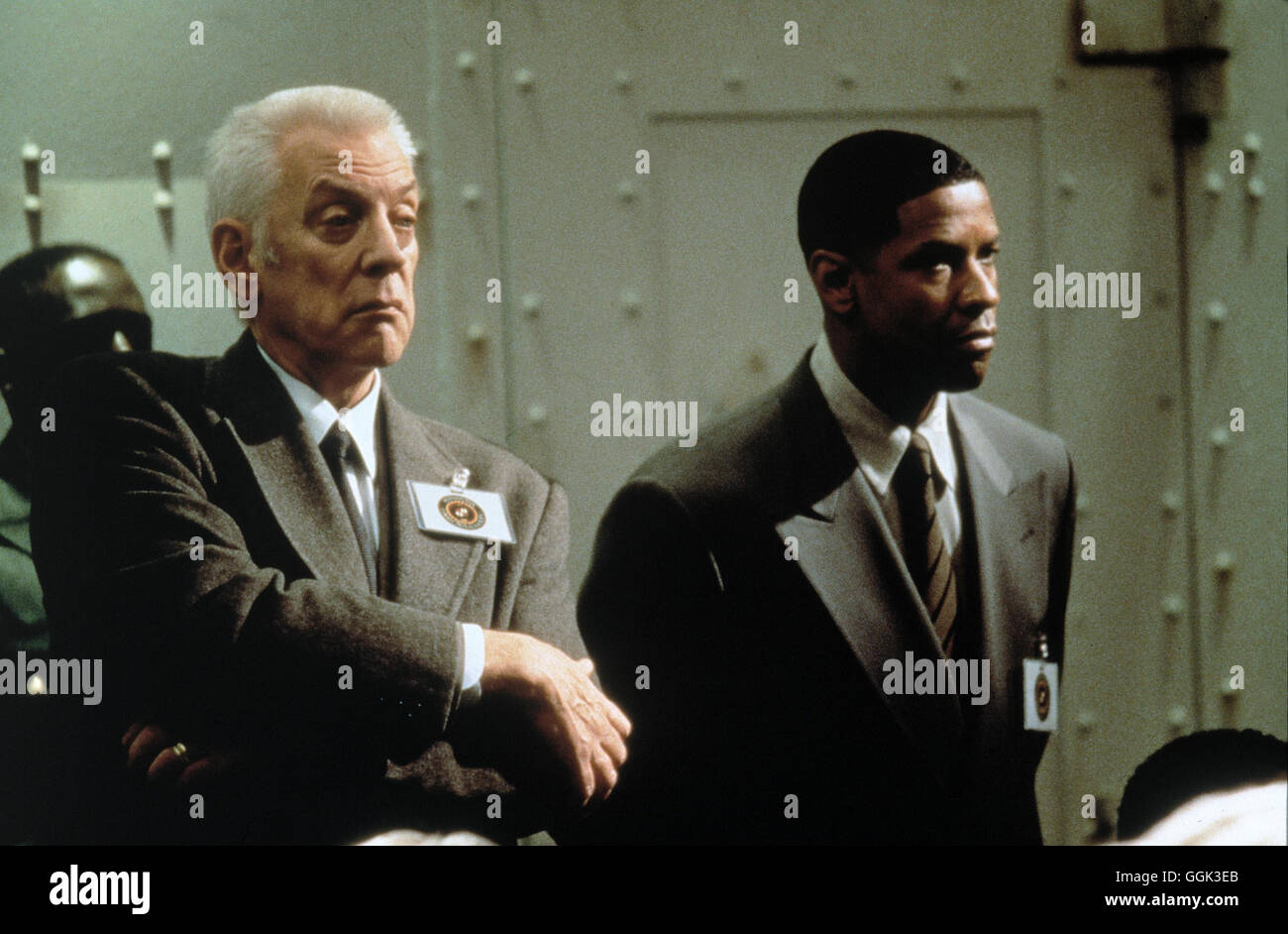 GEFALLEN / gefallen USA 1997 / Gregory Hoblit Lt. Stanton (DONALD SUTHERLAND), John Hobbes (DENZEL WASHINGTON) Regie: Gregory Hoblit aka. Gefallen Stockfoto