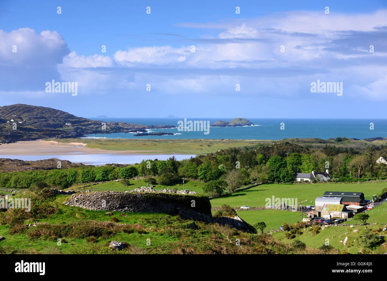 In der Nähe von Caherdaniel am Ring of Kerry, Kerry, Irland Stockfoto