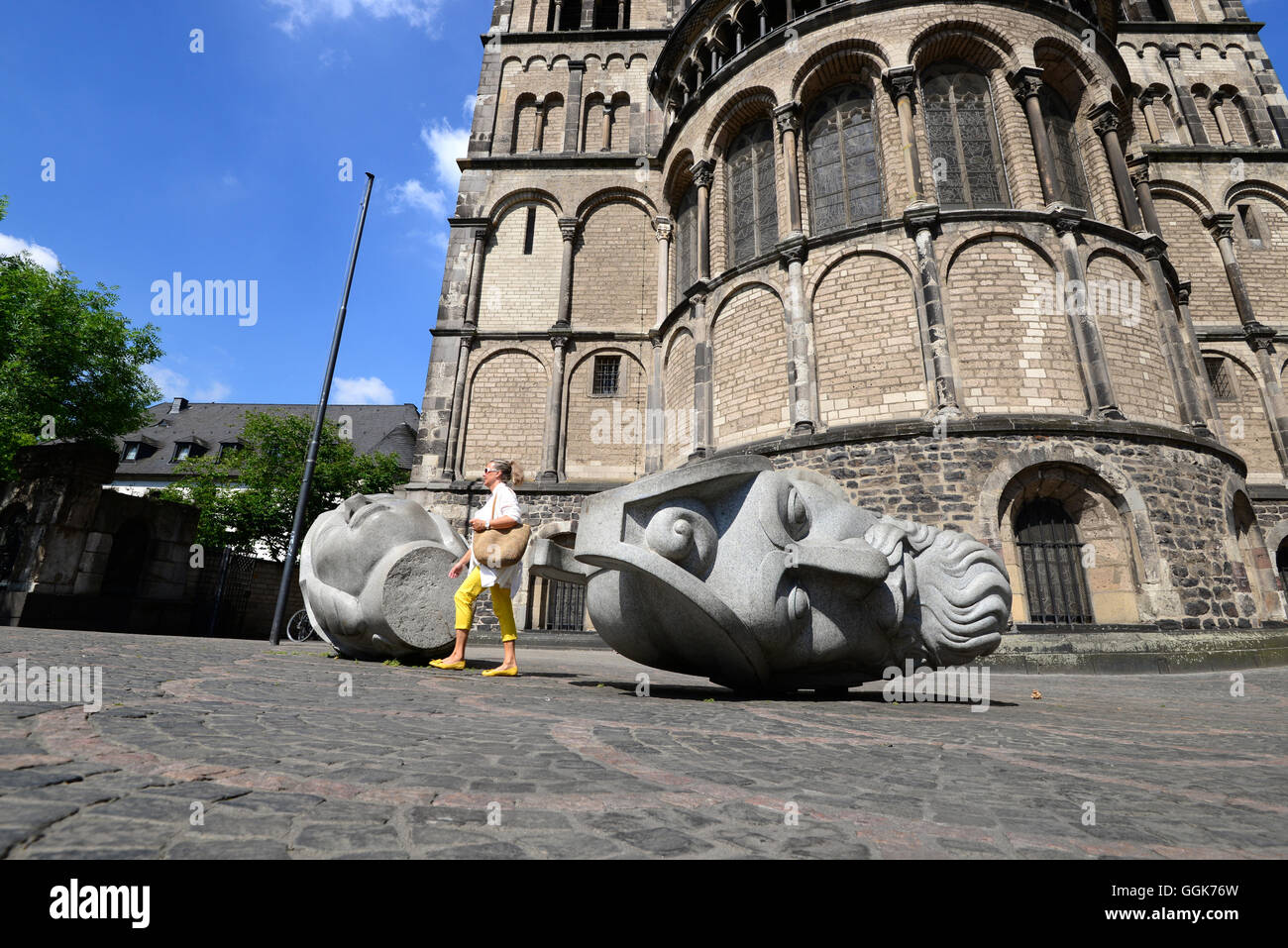 Bonner Münster, Bonn, Rhein, Nordrhein-Westfalen, Deutschland Stockfoto