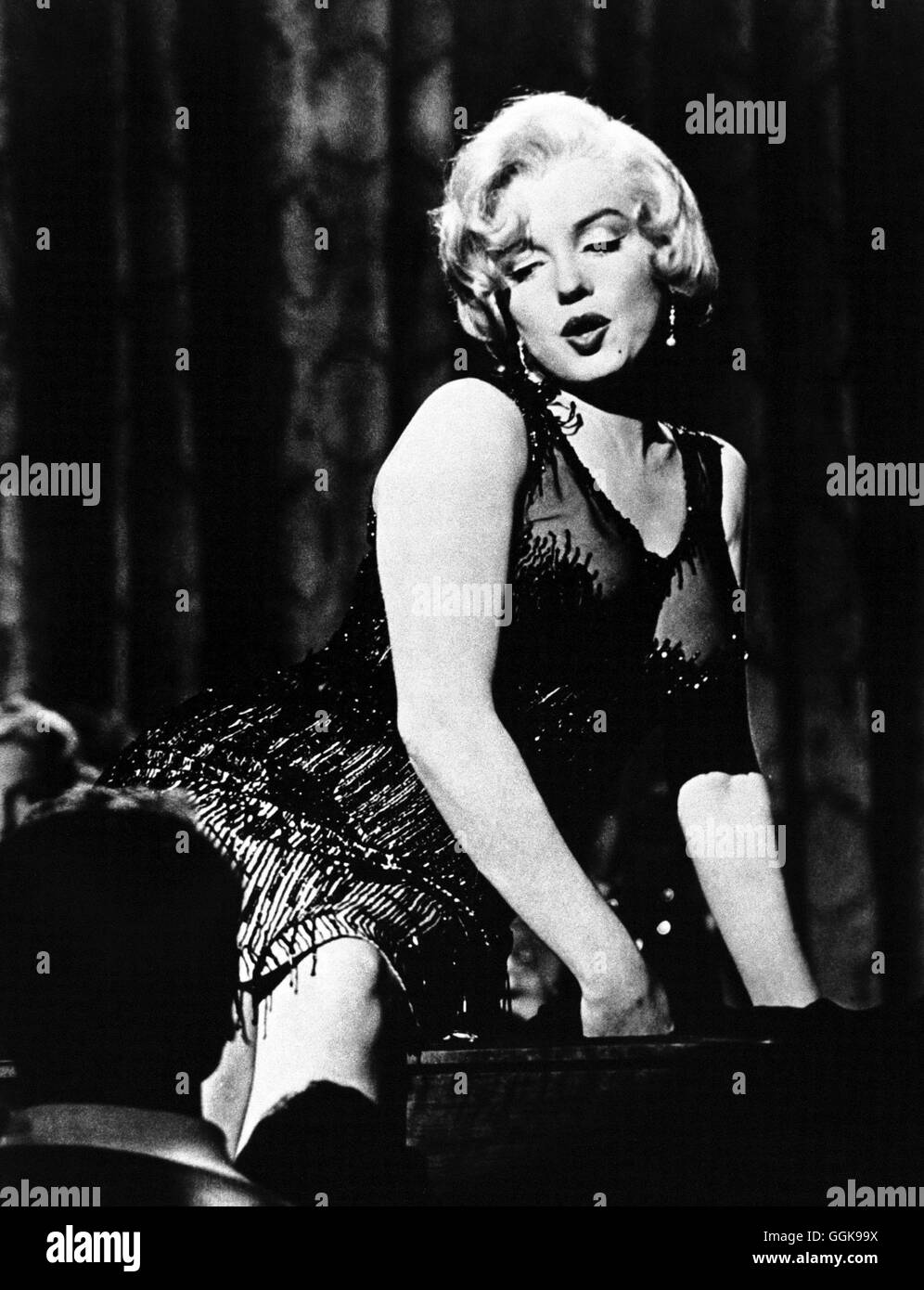 MANCHE MÖGEN es HEISS / manche mögen es heiß USA 1959 / Billy Wilder MARILYN MONROE (Zucker) Regie: Billy Wilder aka. Manche mögen es heiß Stockfoto