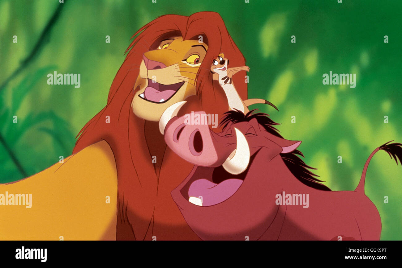 Koenig der Loewen The Lion King Walt Disney aka. Der König der Löwen Stockfotografie Alamy