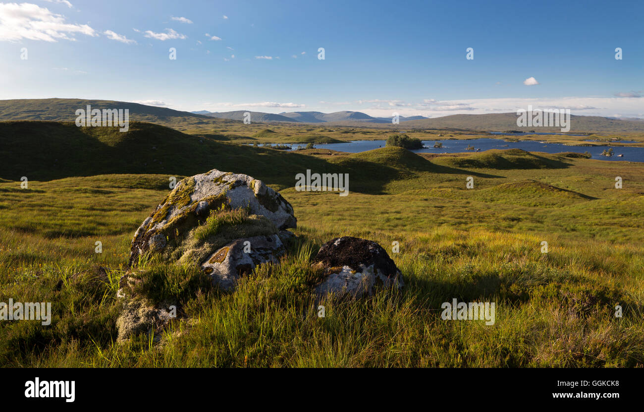 Man Na h-Achlaise, Rannoch Moor, Argyll und Bute, Highland, Schottland, Vereinigtes Königreich Stockfoto