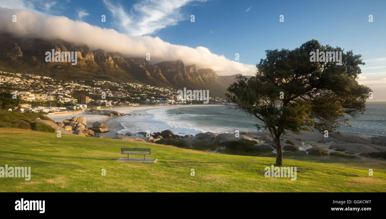 Camps Bay, Tablemountain Nationalpark, Cape Town, Western Cape, Südafrika Stockfoto