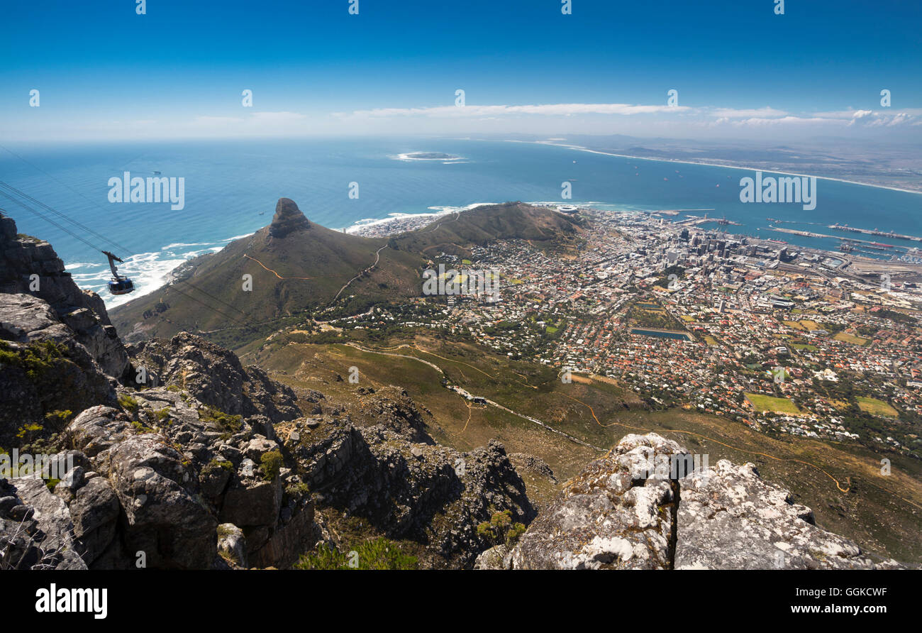 Signal Hill, Tablemountain Nationalpark, Kapstadt, Western Cape, Südafrika Stockfoto