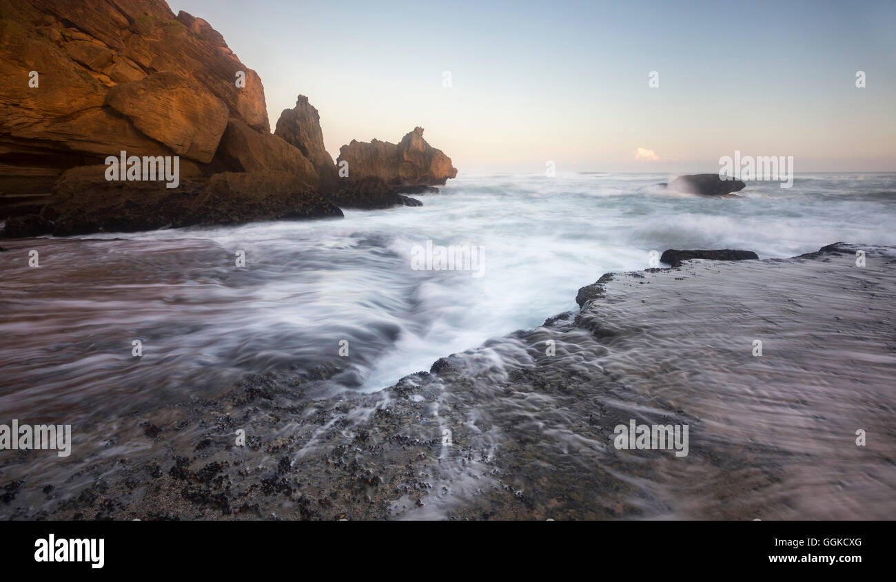 Küstenlandschaft, Brenton on Sea, Indischer Ozean, Knysna, Western Cape, Südafrika Stockfoto