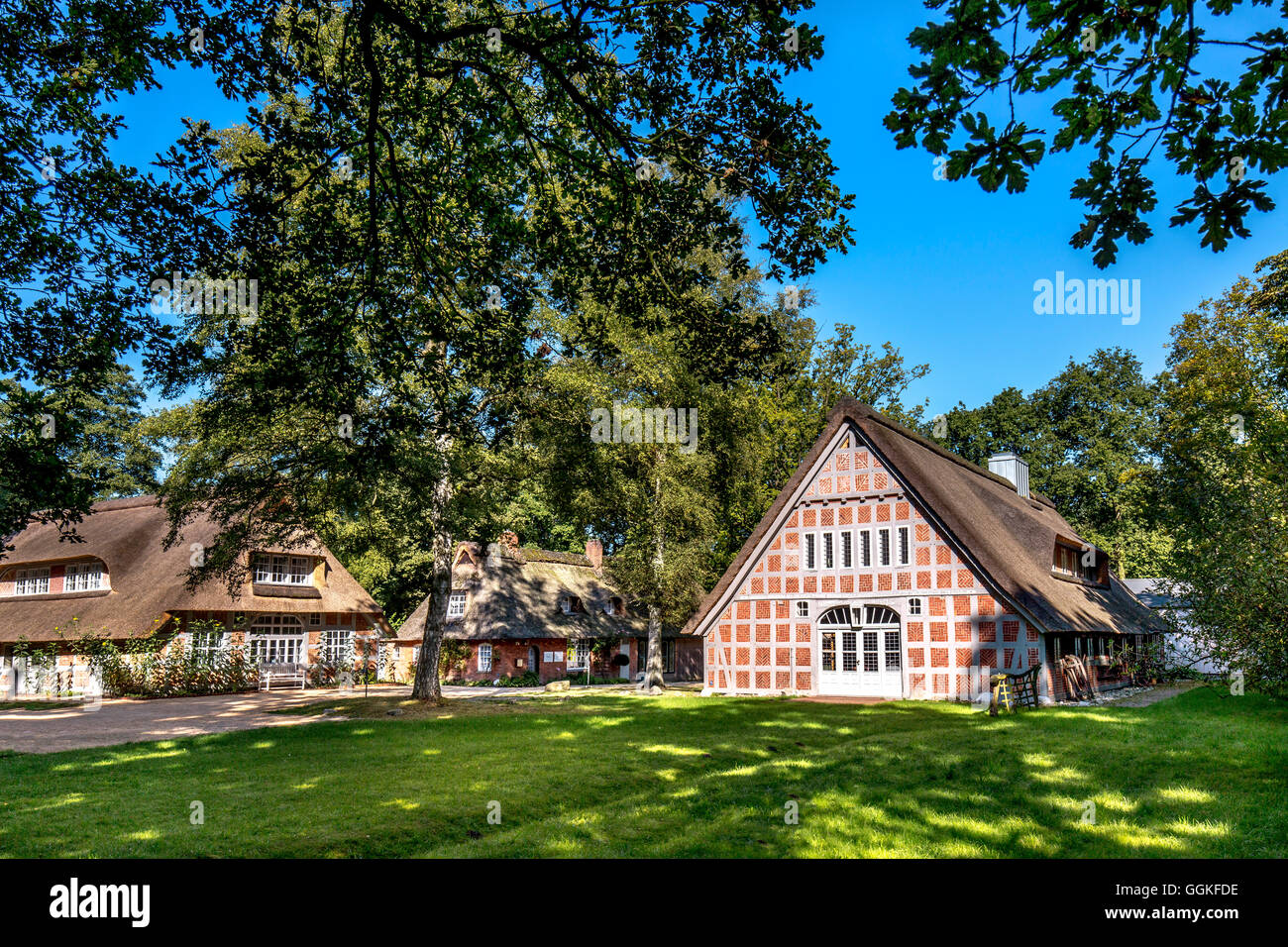 Museum Haus Im Schluh, Worpswede, Teufelsmoor, Niedersachsen, Deutschland Stockfoto