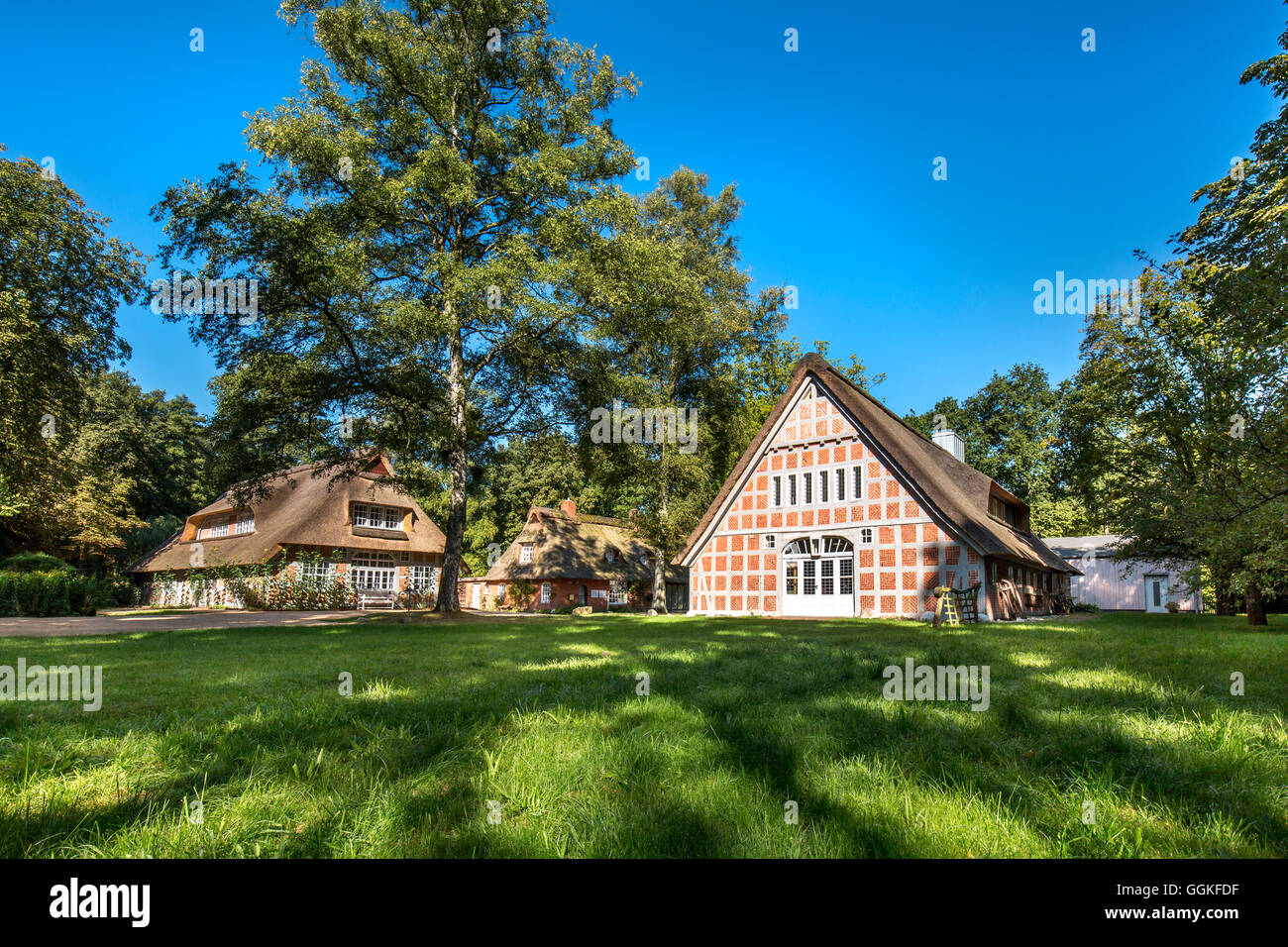 Museum Haus Im Schluh, Worpswede, Teufelsmoor, Niedersachsen, Deutschland Stockfoto