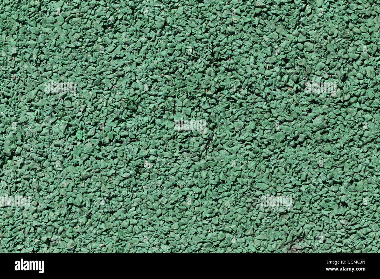 Oberfläche grün Steinboden des künstlichen synthetische Struktur für Design-Hintergrund. Stockfoto