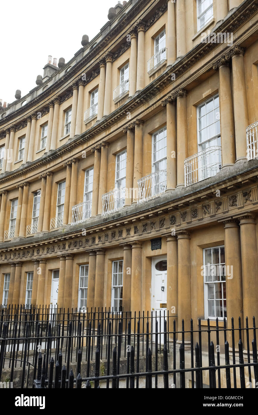 Bestandteil der Zirkus in Bath, England. Stockfoto