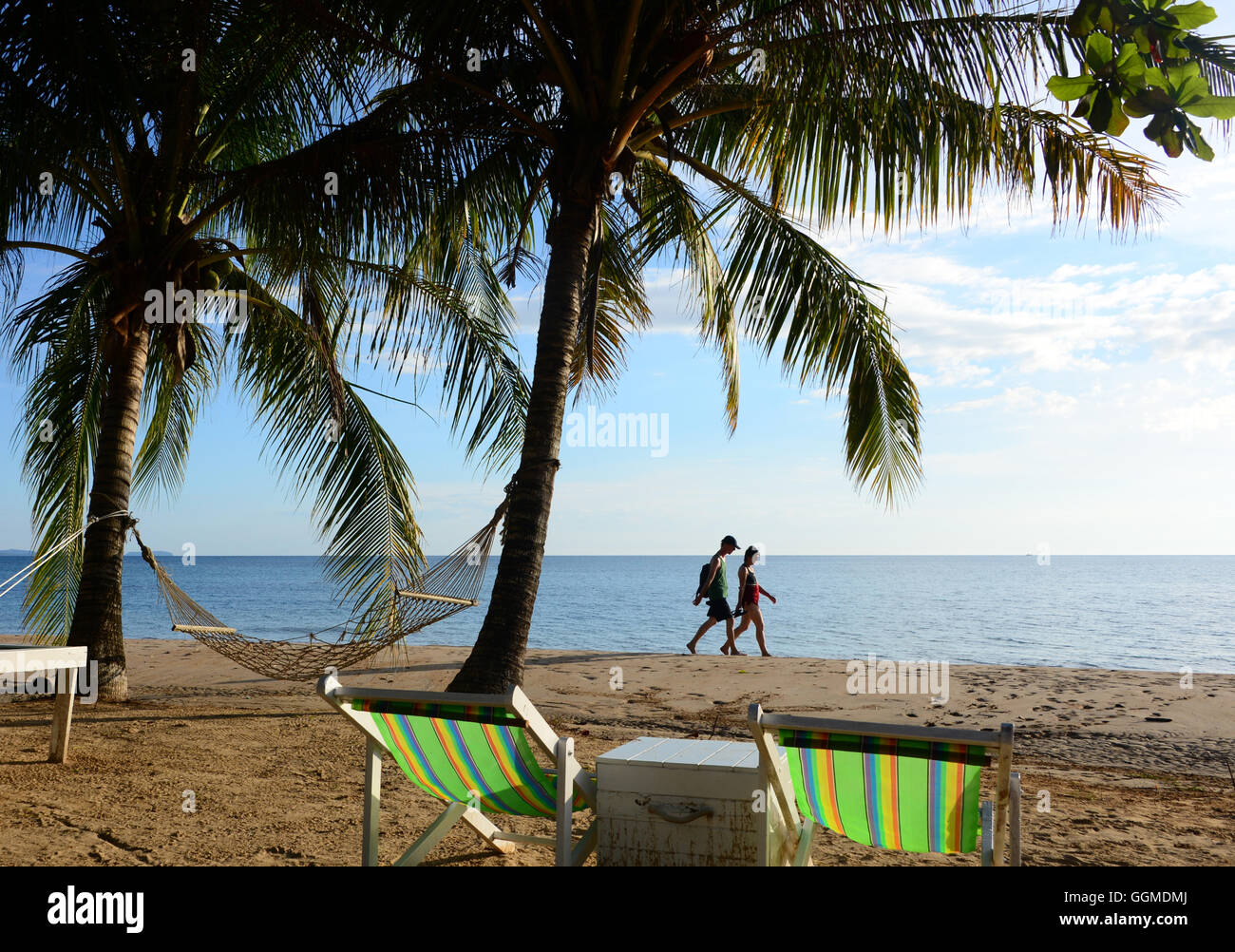 Krathueng Strand, Insel des Mak, Golf von Thailand, Thailand Stockfoto