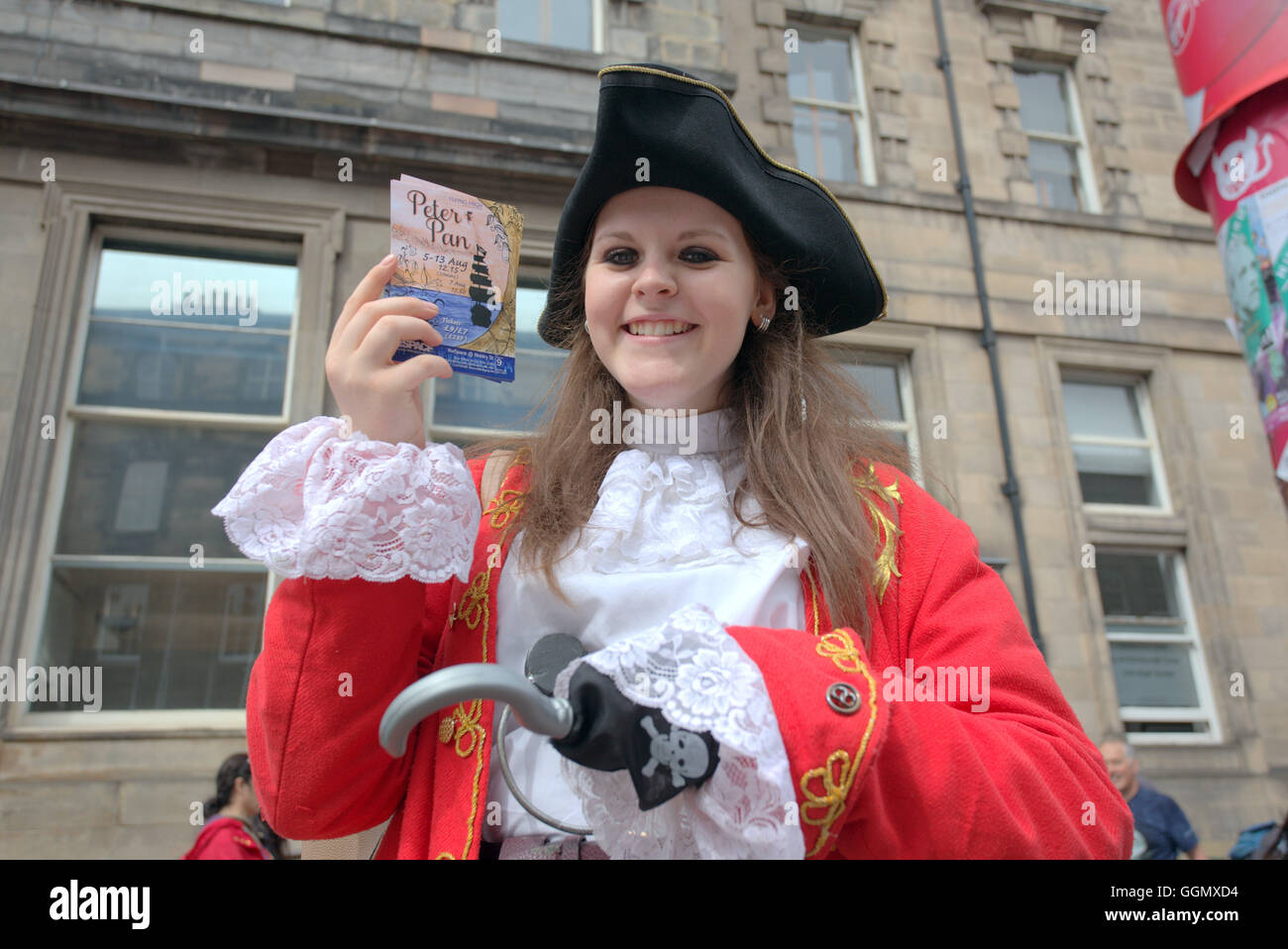 Edinburgh, Scotland, UK 5. August 2016. Bilder vom ersten Tag des Edinburgh Festival Fringe 2016, dass dieses Jahr verfügt über mehr als 3.000 unglaubliche, einzigartige und inspirierende Veranstaltungen über 05-29 August. Bildnachweis: Gerard Fähre/Alamy Live-Nachrichten Stockfoto