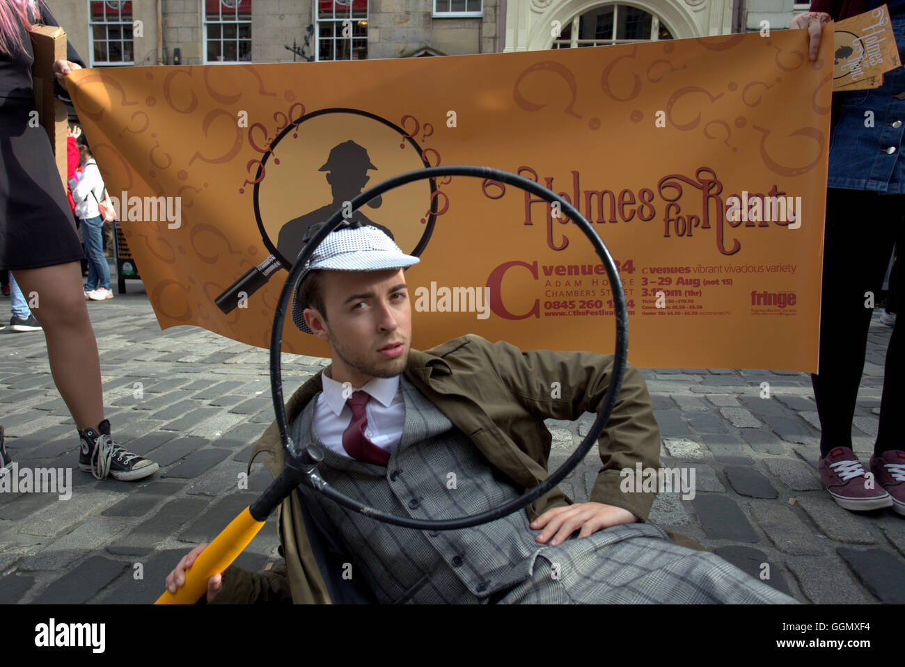 Edinburgh, Scotland, UK 5. August 2016. Bilder vom ersten Tag des Edinburgh Festival Fringe 2016, dass dieses Jahr verfügt über mehr als 3.000 unglaubliche, einzigartige und inspirierende Veranstaltungen über 05-29 August. Bildnachweis: Gerard Fähre/Alamy Live-Nachrichten Stockfoto