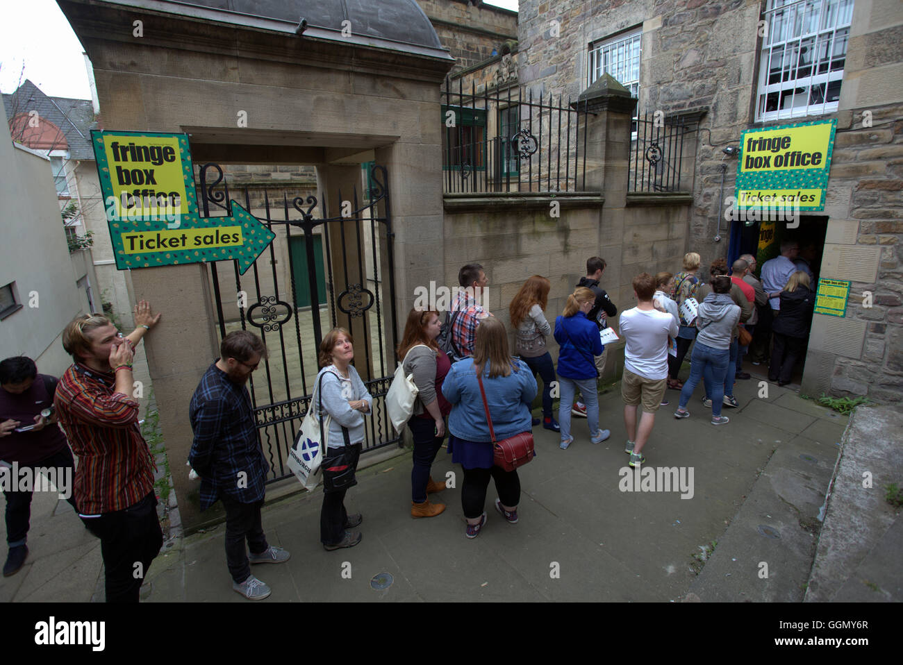 Edinburgh, Scotland, UK 5. August 2016. Bilder vom ersten Tag des Edinburgh Festival Fringe 2016, dass dieses Jahr verfügt über mehr als 3.000 unglaubliche, einzigartige und inspirierende Veranstaltungen über 05-29 August. Bildnachweis: Gerard Fähre/Alamy Live-Nachrichten Stockfoto