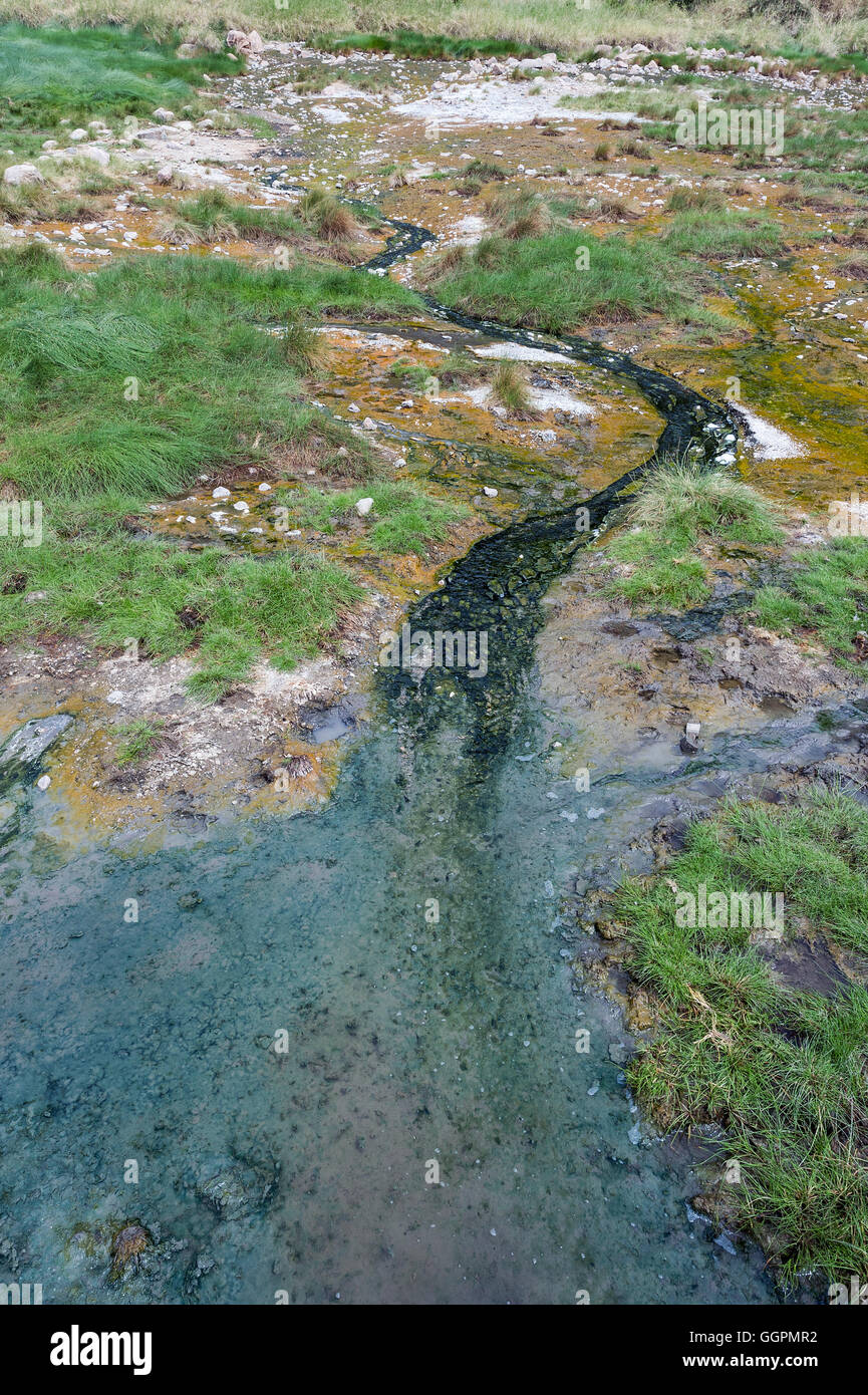 Tansania, Lake Manyara, Sulphur springs Stockfoto