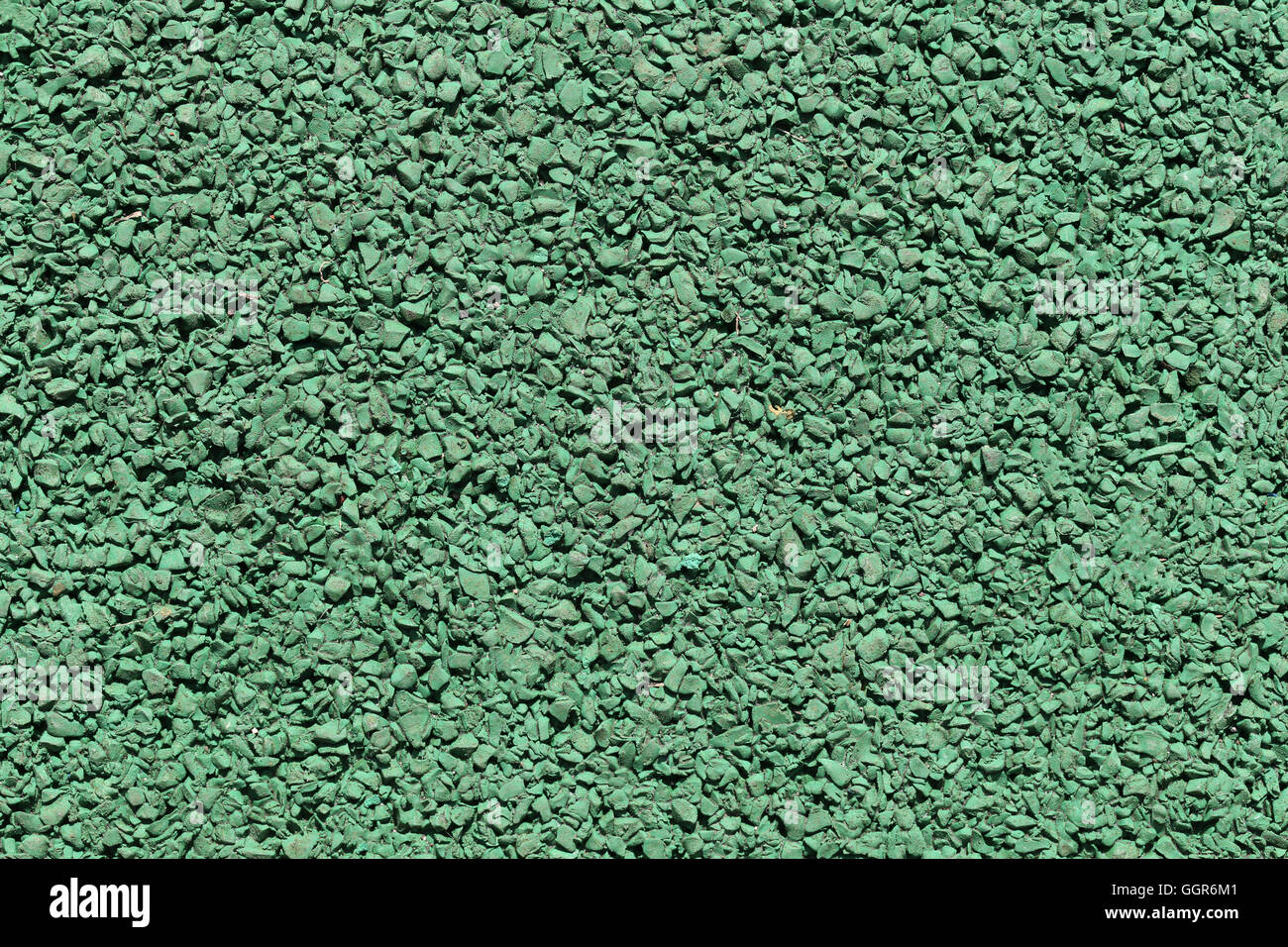 Oberfläche grün Steinboden des künstlichen synthetische Struktur für Design-Hintergrund. Stockfoto
