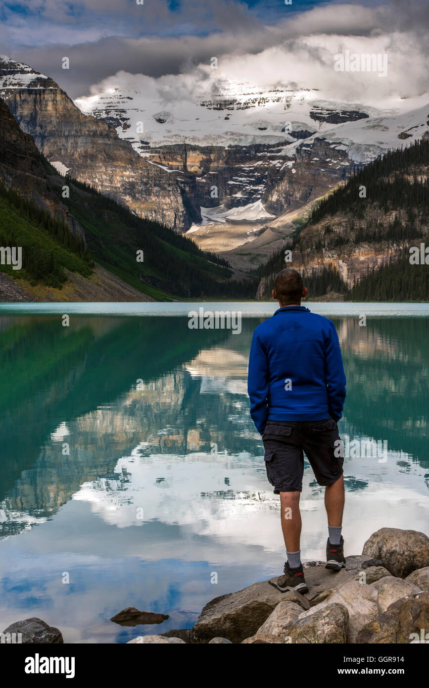 Lake Louise, Banff Nationalpark, Alberta, Kanada Stockfoto