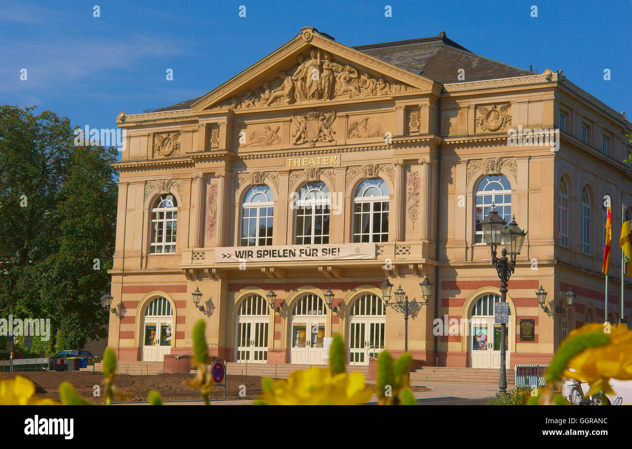 Baden-Baden, Theater, Schwarzwald Bergkette, Baden-Württemberg, Deutschland, Europa. Stockfoto