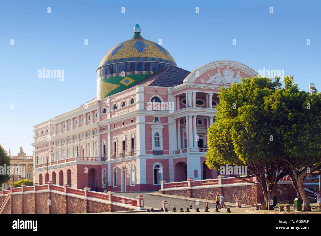 Manaus-Opernhaus - Teatro Amazonas im brasilianischen Amazonasgebiet Stockfoto