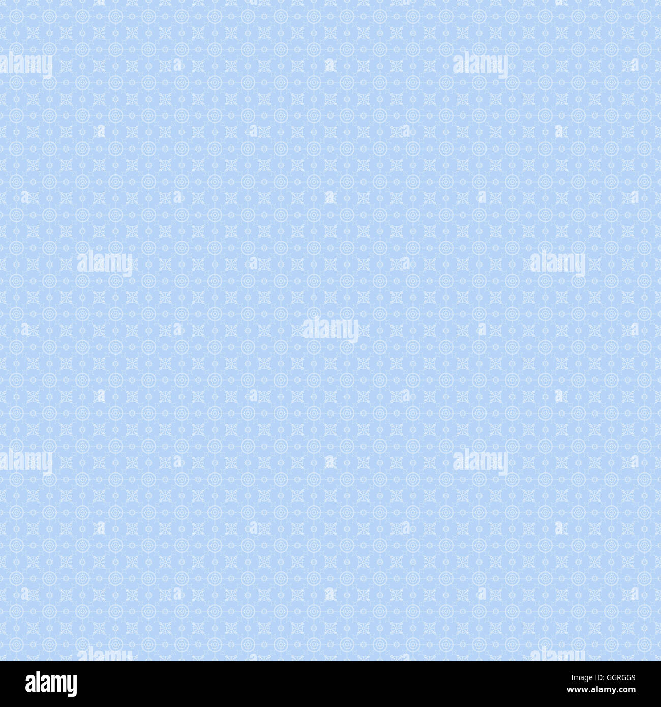 Weiße symmetrische Muster auf blau, Digital erstellt für die Verwendung als Web-Hintergrund Stockfoto