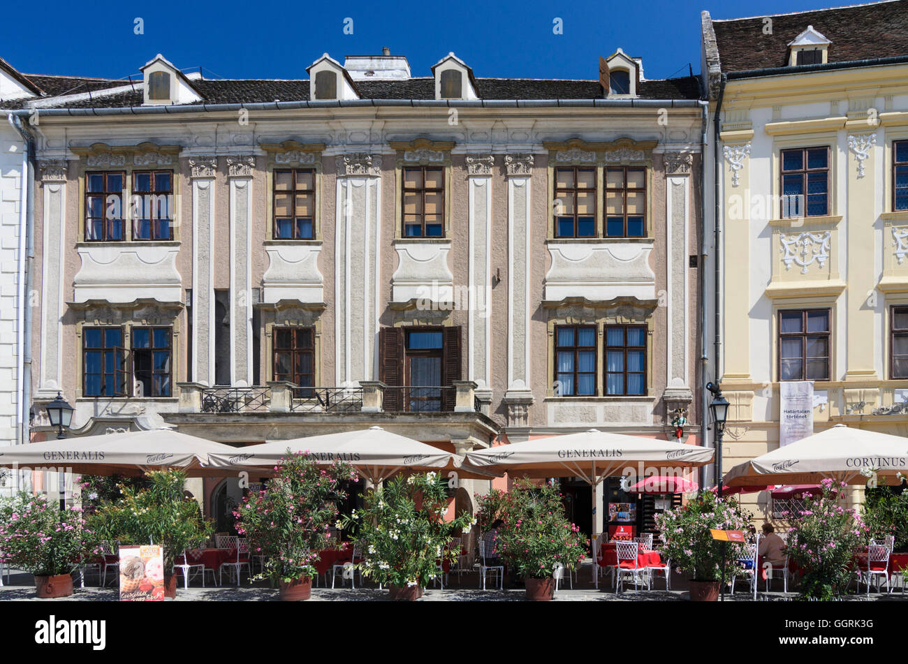 Sopron (Ödenburg): General Haus am Fö ter, Ungarn, Györ-Moson-Sopron, Stockfoto