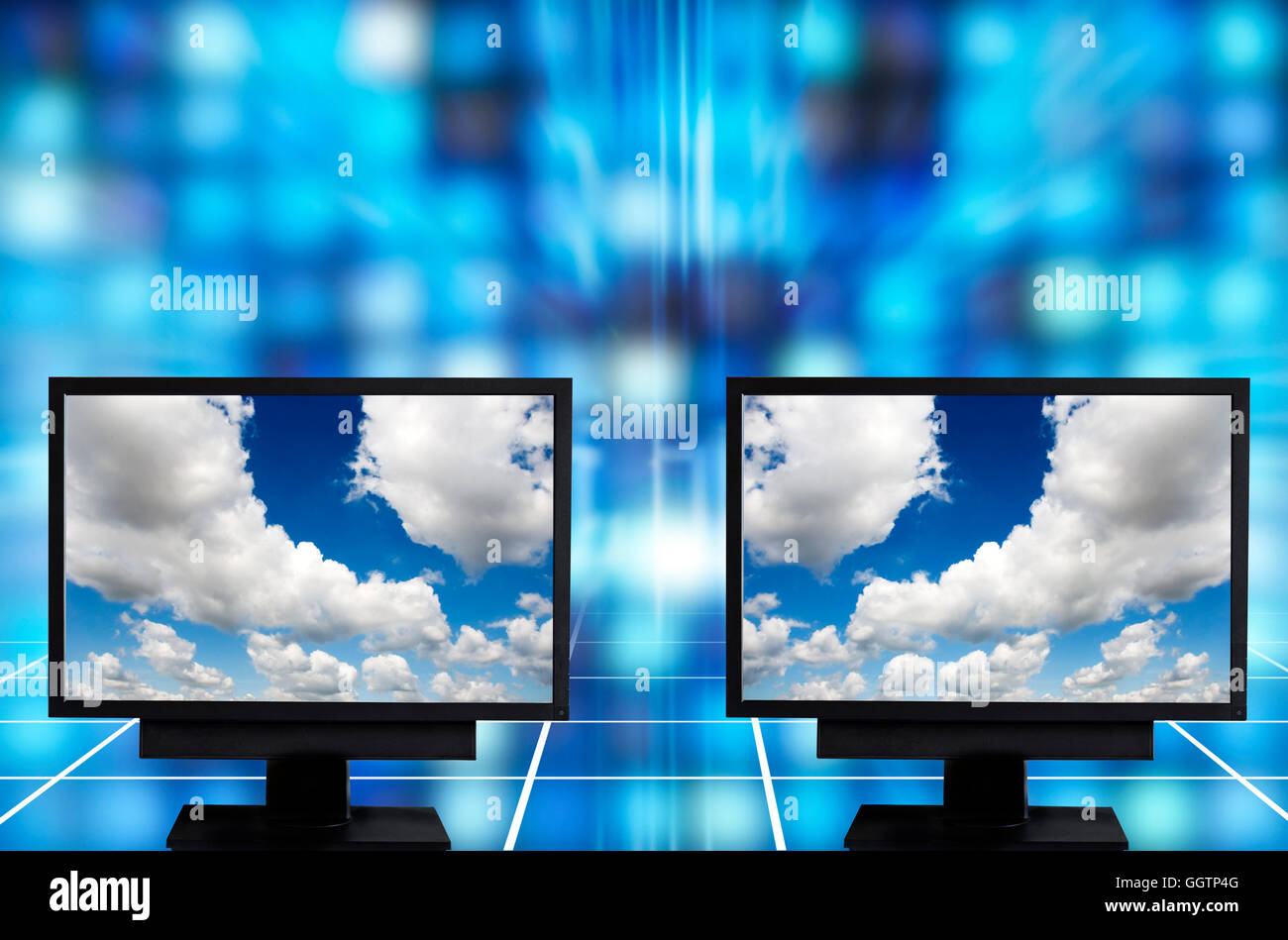 Cloud-computing-Konzept Stockfoto