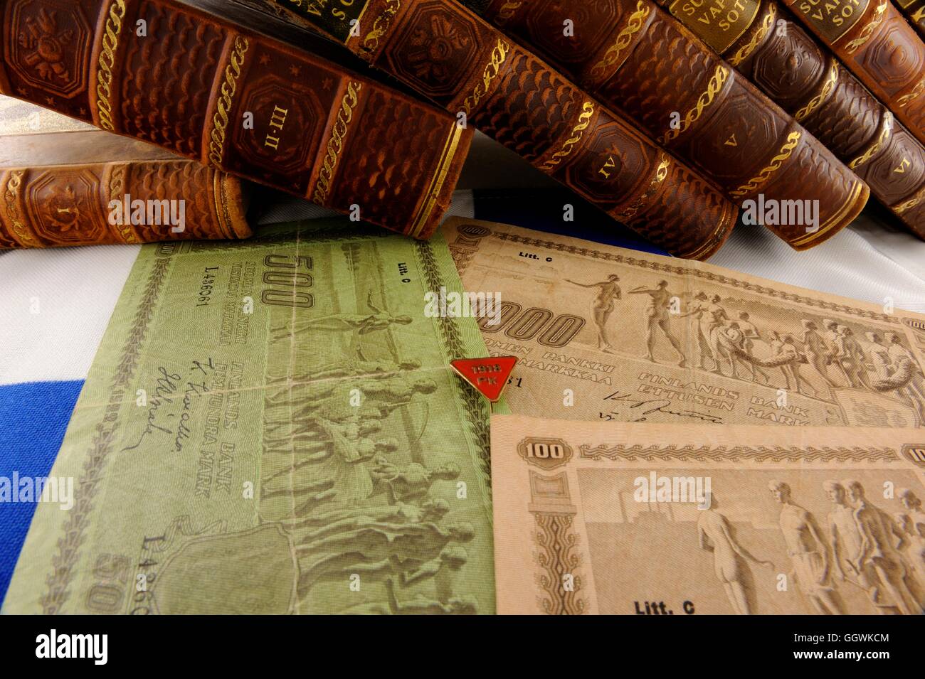 In den 1920er Jahren die Regierung alles versucht, um die Nation zu vereinen. Die Regierung verwendet starke Symbolik im Jahre 1922 Banknoten. Stockfoto