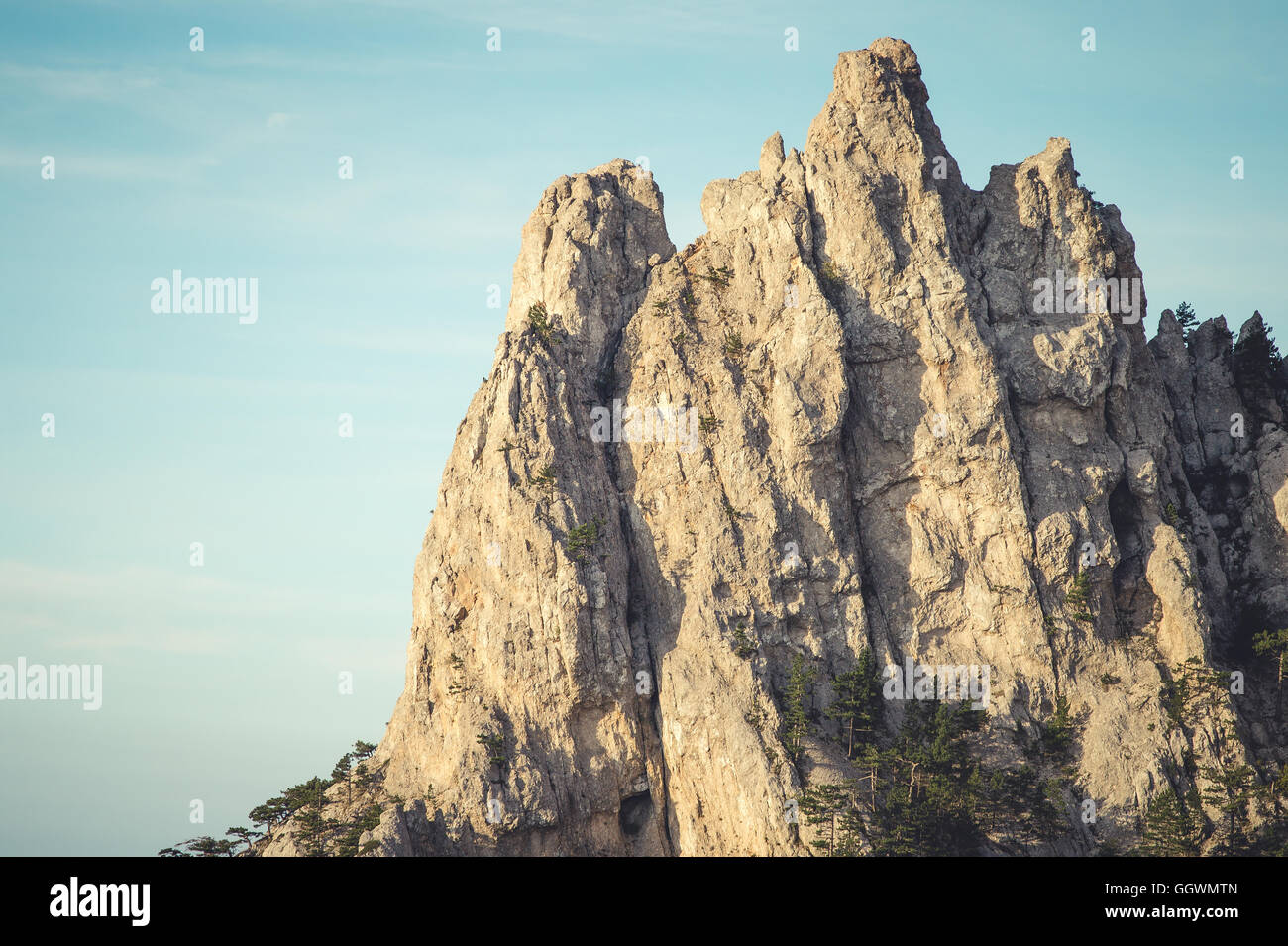 Rocky Mountains Ai-Petri Landschaft blaue Himmel Szene anzeigen Sommer Reisen Stockfoto