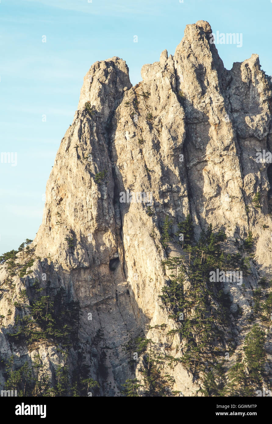 Rocky Mountains Ai-Petri Landschaft blaue Himmel Szene anzeigen Sommer Reisen Stockfoto