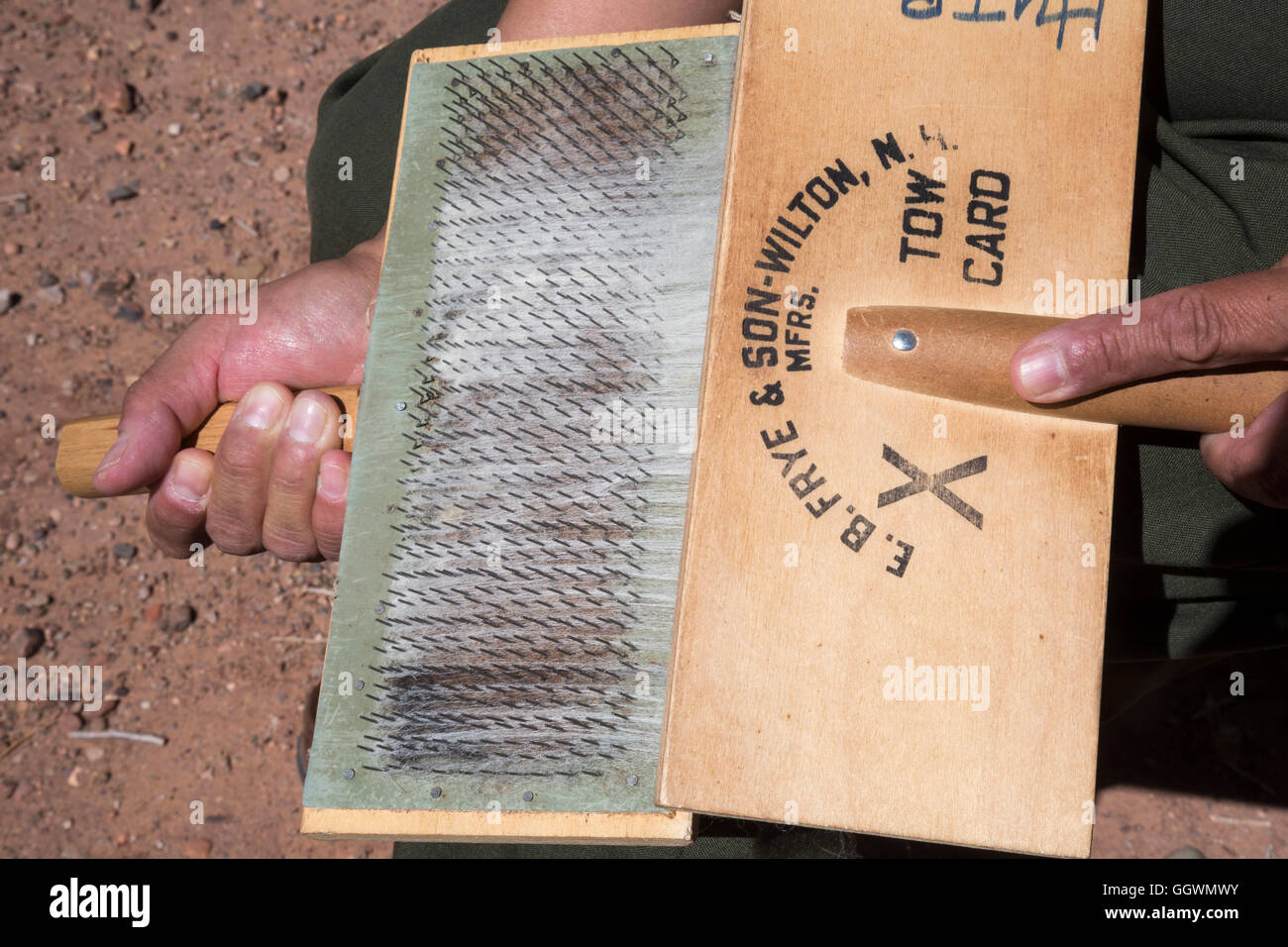 Ganado, Arizona ein Schaf, Wolle und Werkstatt für erei am Hubbell