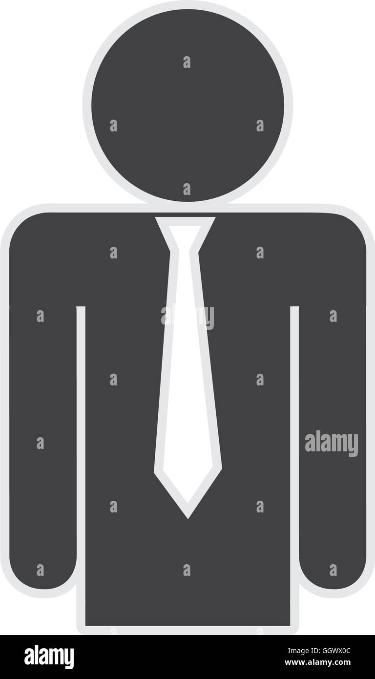 Piktogramm Person Personen Abbildung Symbol. Vektorgrafik Stock Vektor