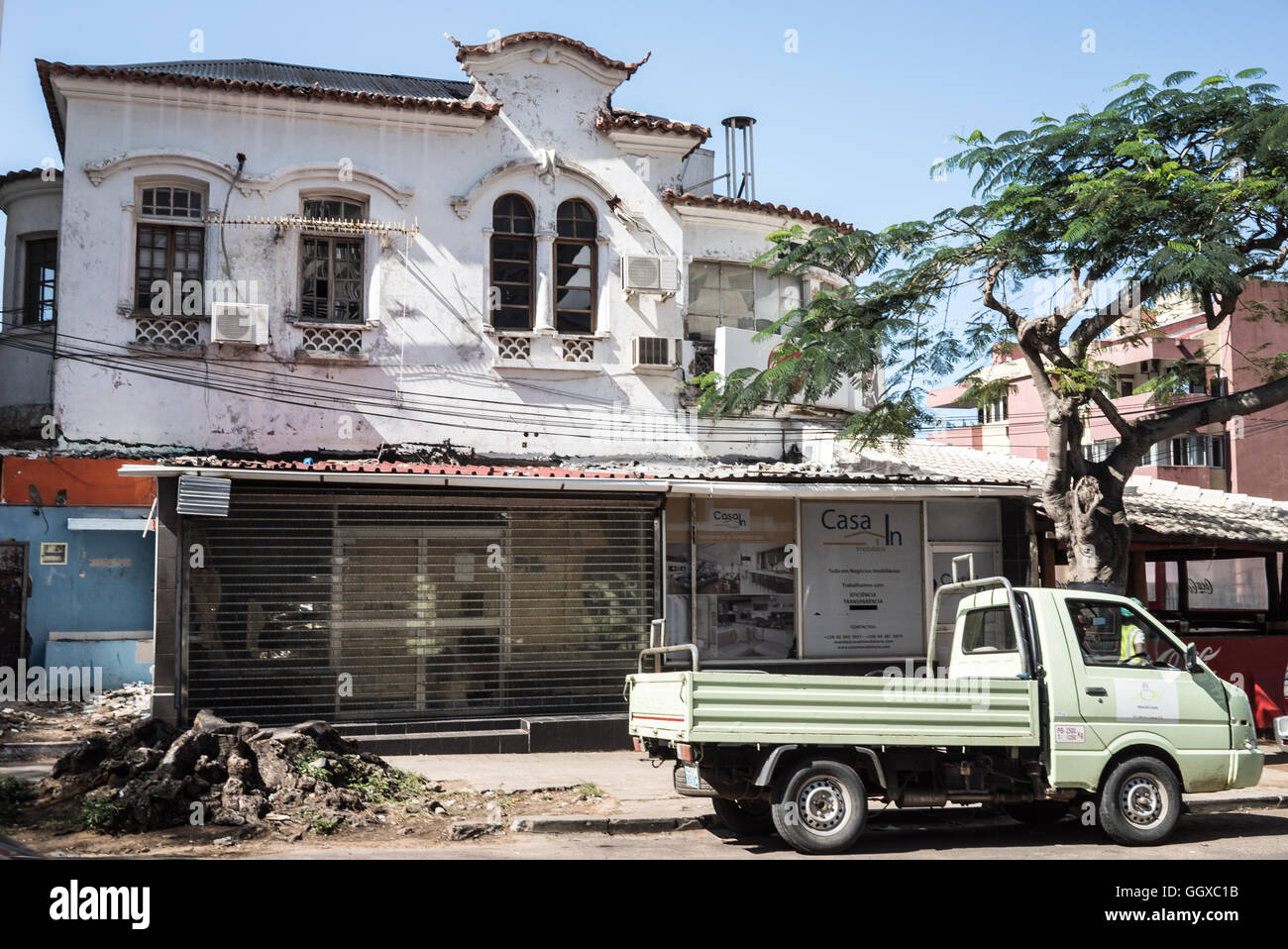 Straßenleben in Maputo, der Hauptstadt von Mosambik Stockfoto