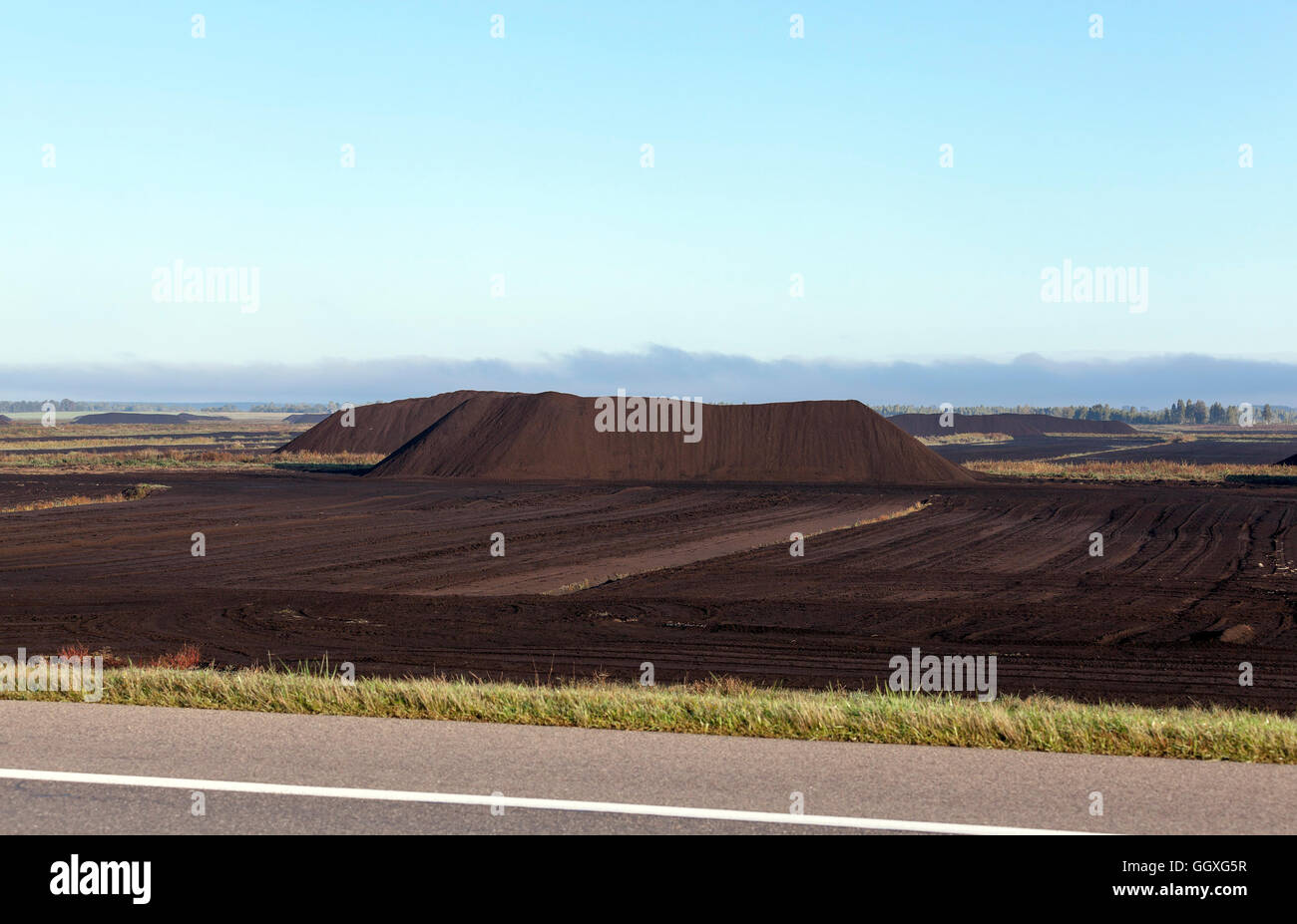 Karriere mit Torf Stockfoto