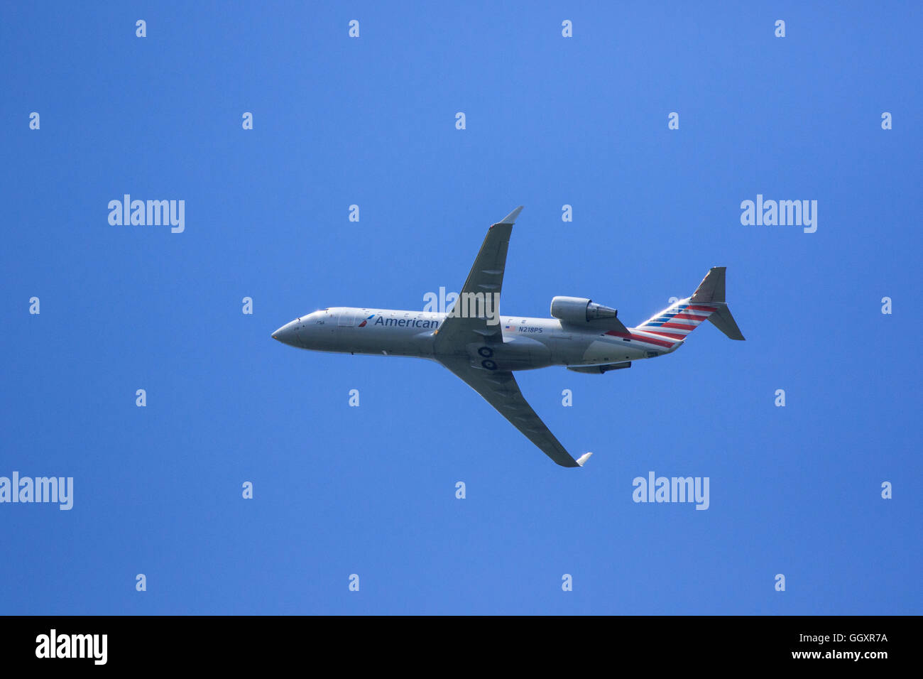 Bombardier CRJ-200ER Jet-Flugzeug von US Airways Express (PSA Airlines) Stockfoto