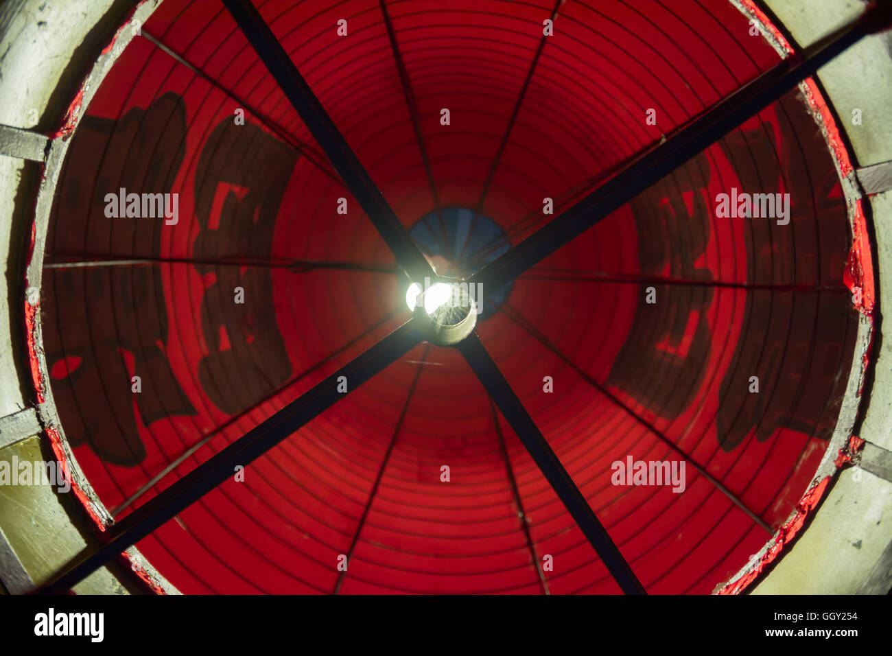 Unter Vintage Japan Lampe Stockfoto