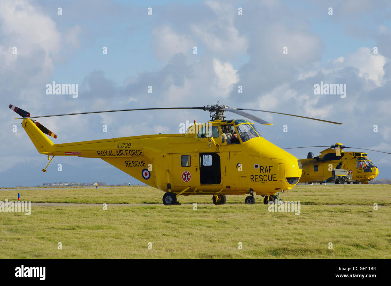 Westland Whirlwind und SeaKing, Hubschrauber an RAF Valley Anglesey