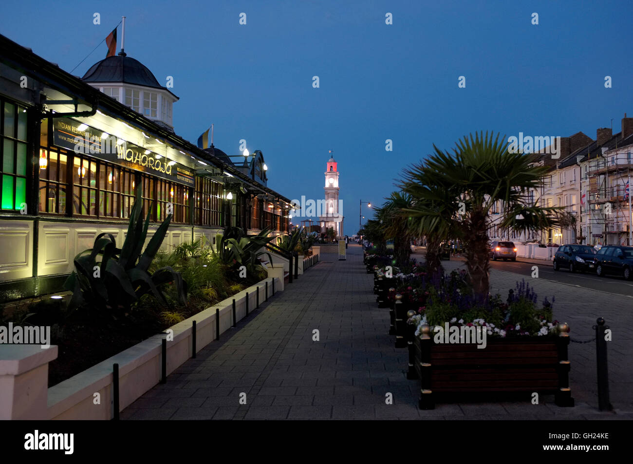 Kent Küste Stadt Herne Bay im Südosten von England august 2016 Stockfoto