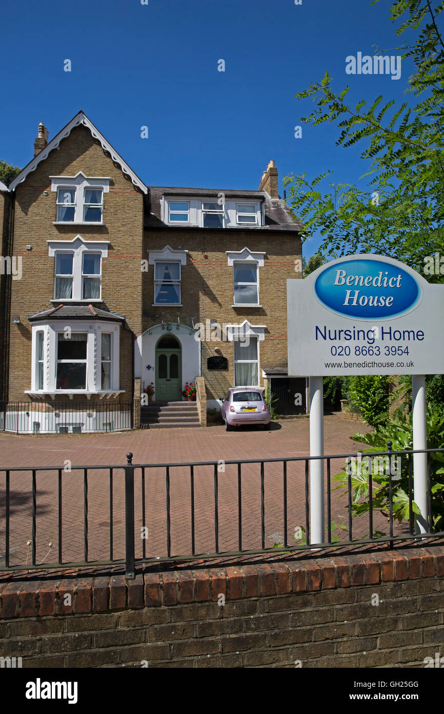 Benedict-Haus Pflegeheim in Beckenham Kent Stockfoto