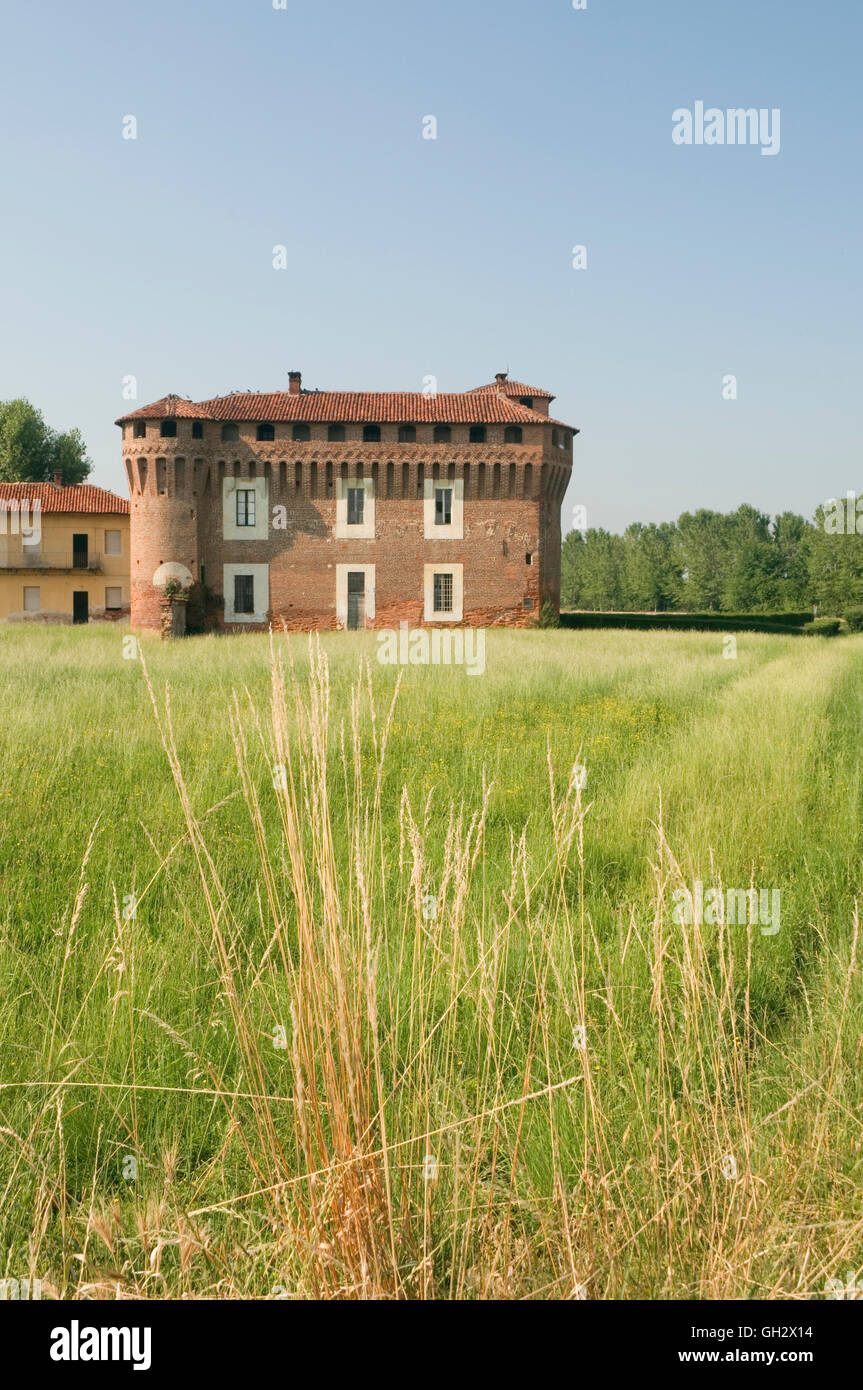 PrOH Burg (15. Jh.), Briona, Provinz Novara, Piemont, Italien Stockfoto