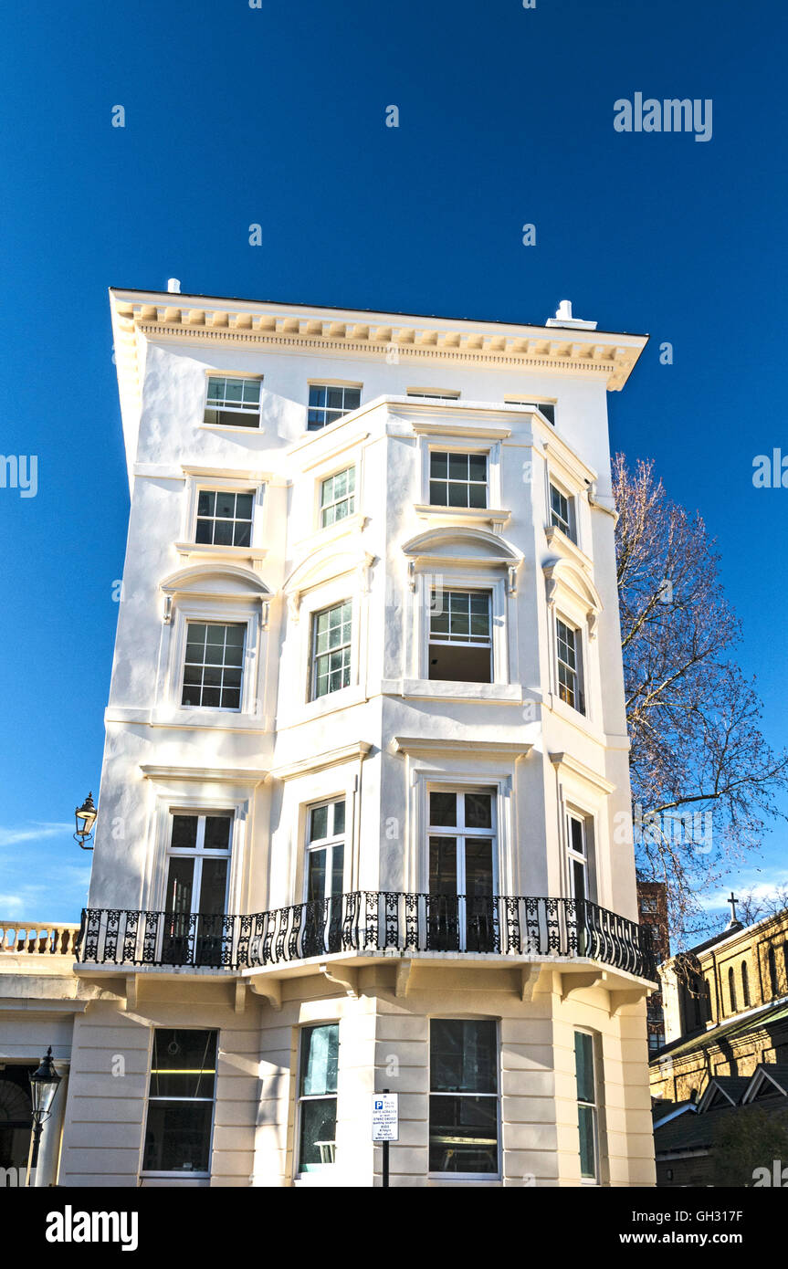 Häuser in Kensington Stockfoto